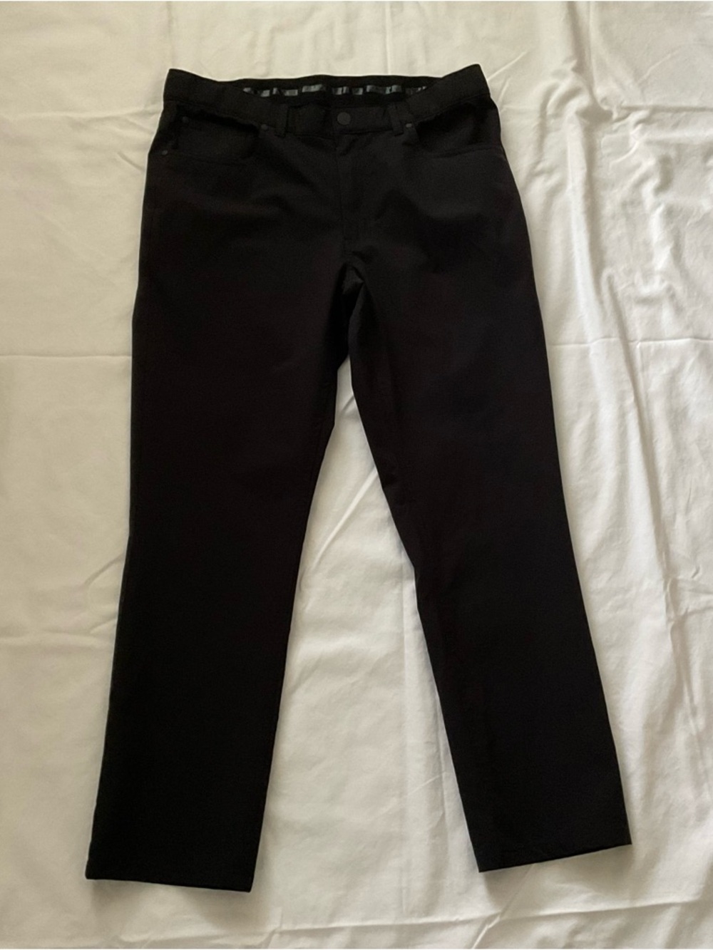 Roundtree & Yorke Performance Golf Travel Pants Black size 34 x 28